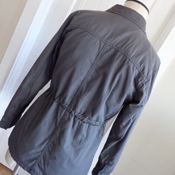 Toad & Co Organic Cotton Wool Ghostwriter Utility Jacket in Slate Gray Size S - Picture 8 of 11